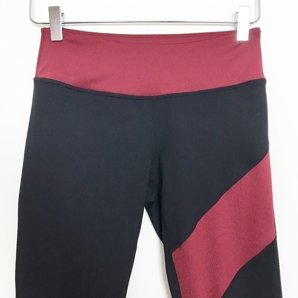 Z by Zella Colorblock Crop Leggings mesh leg S - Picture 4 of 8